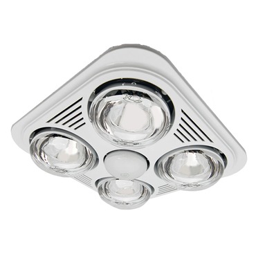 A716R Exhaust Fan with Heater and Light | Aero Pure at Lightology A716R Exhaust Fan with Heater and Light