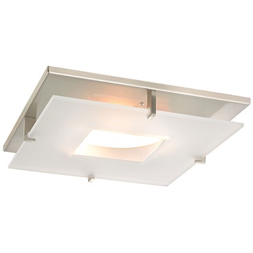 Plaza Ceiling Flush Mount Trim Cover w/Downlight Opening | Recesso Lights at Lightology Plaza Ceiling Flush Mount Trim Cover w/Downlight Opening