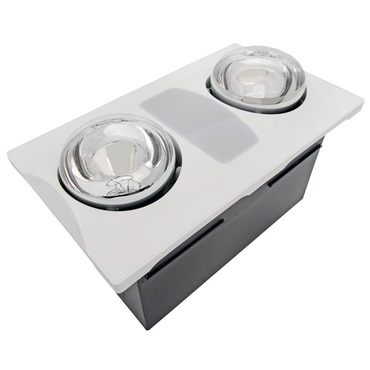 A515 Exhaust Fan with Heater and Light | Aero Pure at Lightology A515 Exhaust Fan with Heater and Light