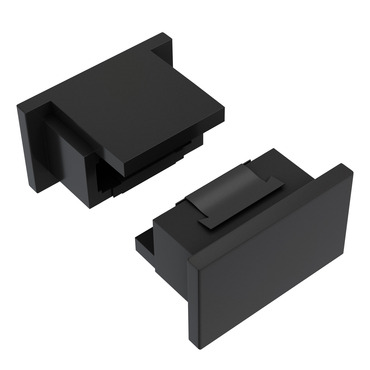 TX12 Outdoor Track End Cap Set/2 | PureEdge Lighting at Lightology TX12 Outdoor Track End Cap Set/2